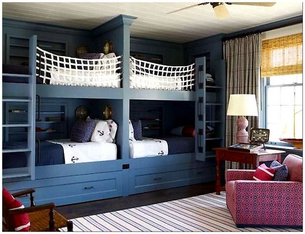 детская комната в морском стиле фото
