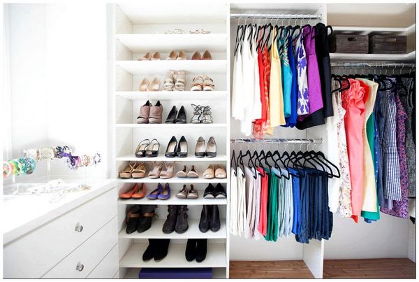 Дизайн гардеробной комнаты: 14 готовых идей