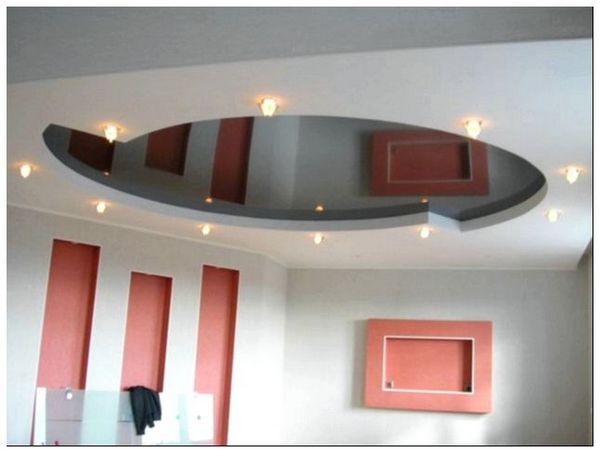 Дизайн потолков из гипсокартона