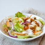 Салат с курицей копченой рецепты с фото простые и вкусные