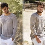 Мужской свитер спицами — схемы с описаниями