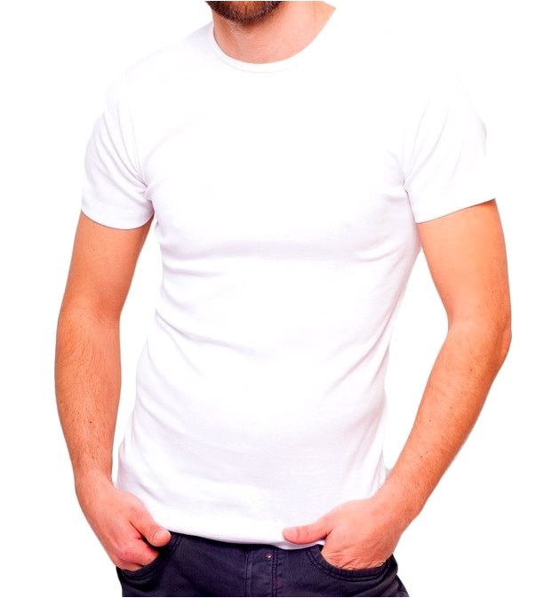 Белая футболка для мужчин - это всегда модно