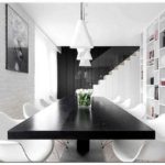 Уникальная современная квартира в польше – образец правильного сочетания черного и белого цветов