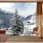 Зимний домик в швейцарии