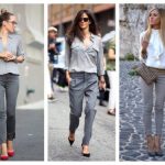 С чем носить серые женские джинсы Рекомендации по выбору обуви и аксессуаров под серые джинсы