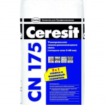 Ceresit CN 175 (Церезит) наливной пол, расход на 1м2, технические характеристики, инструкция