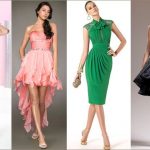 Фасоны коктейльных платьев, модели с описанием и фото