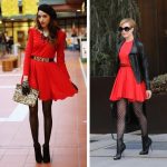 С чем носить красное платье правильные сочетания