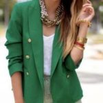 С чем носить зеленый пиджак подбираем правильные сочетания под зеленый женский пиджак