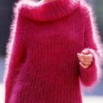 Свитер из мохера спицами (схемы и описание) свитер для женщины из мохера