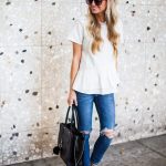 Женственные образы с простыми джинсами, как носить