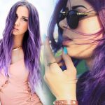 Модные фиолетовые волосы — фото девушек с фиолетовыми волосами