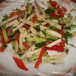 Салат из корня сельдерея и яблок рецепт