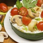 Салат с сыром и запеченным чесноком рецепт
